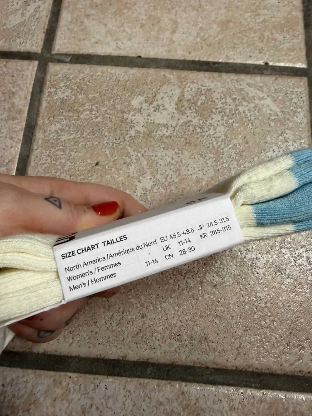 NWT Lululemon Daily Essential Socks *Crew (Coconut Ivory/Seafoam/Buttercup) XL